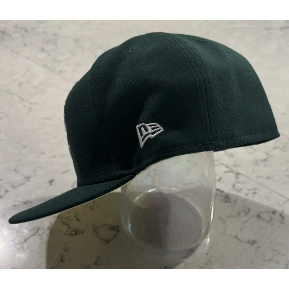Oakland Athletics 59FIFTY Bloom Fitted Hat 7 1/2 Green 1989 World Series MLB